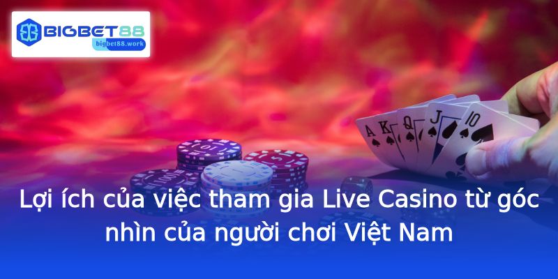 Lợi ích của việc tham gia Live Casino từ góc nhìn của người chơi Việt Nam